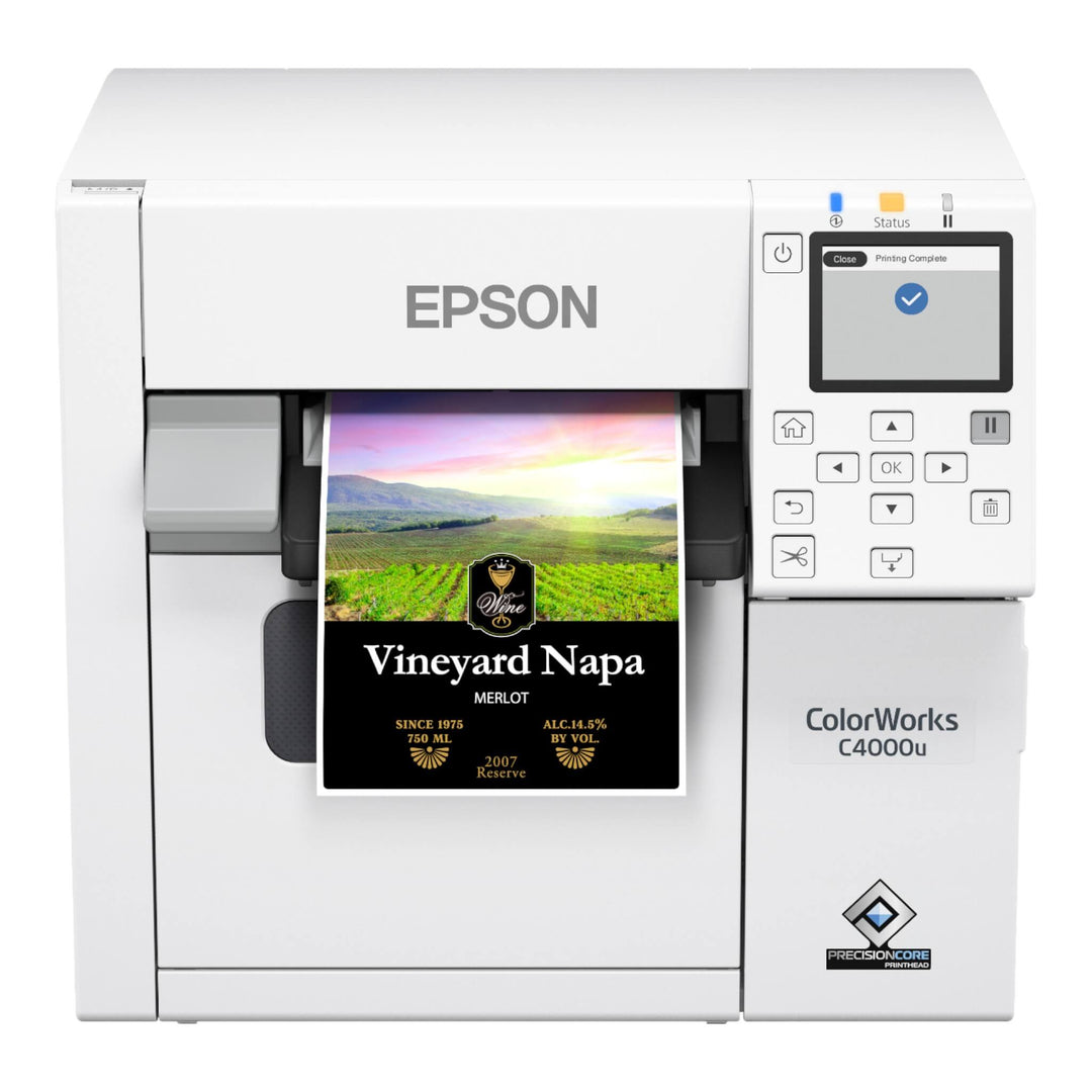 ColorWorks CW-C4000 Desktop Product Label Printer - Head On