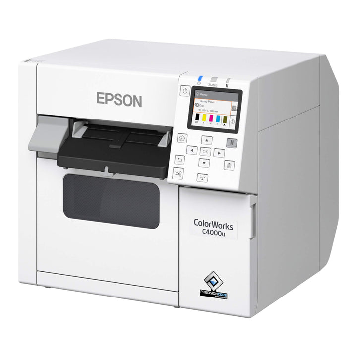 ColorWorks CW-C4000 Desktop Product Label Printer - Left without media