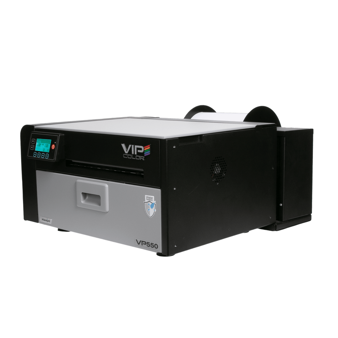 VIPColor VP550 Desktop Product Label Printer - Left
