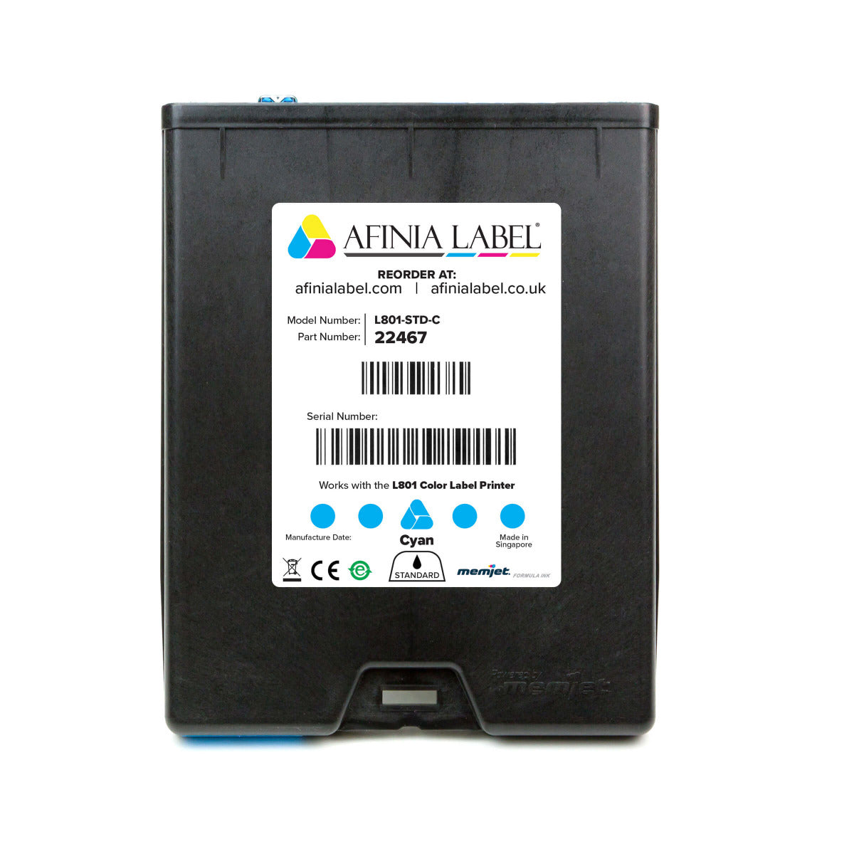 L801 Standard Cyan Ink Cartridge