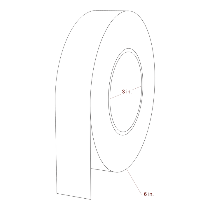 1.313" Width Continuous Inkjet Label Rolls | Fits Epson ColorWorks & Primera