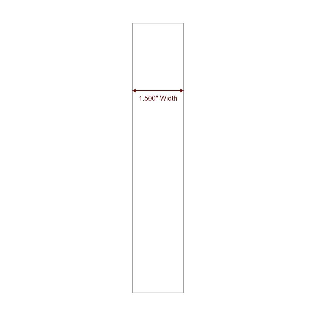 1.5" Width Continuous Roll for Epson ColorWorks & Primera Printers; 1.5" Width Continuous Label Diagram