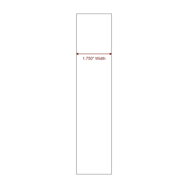 1.75" Width Continuous Roll for Epson ColorWorks & Primera Printers; 1.75" Width Continuous Label Diagram