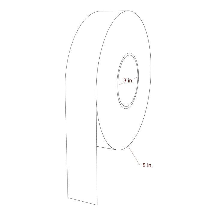 1.75" Width Continuous Inkjet Label Rolls | Fits Epson ColorWorks & Primera
