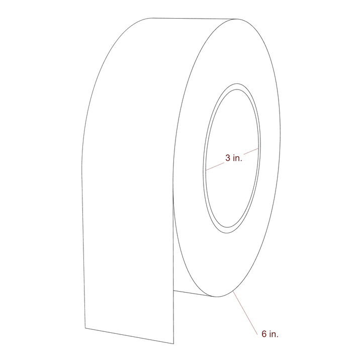 2" Width Continuous Inkjet Label Rolls | Fits Epson ColorWorks & Primera