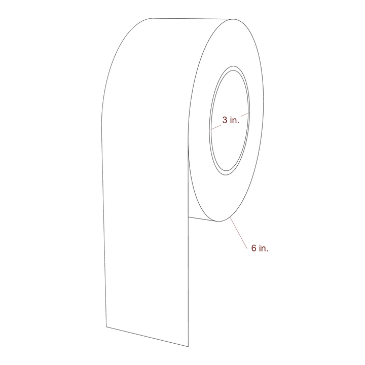 2.5" Continuous Inkjet Label Rolls | Fits Epson ColorWorks & Primera