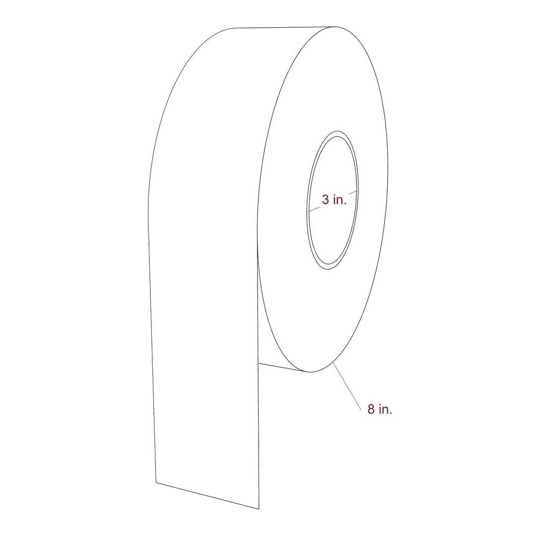 2.5" Width Continuous Inkjet Label Rolls | Fits Epson ColorWorks & Primera