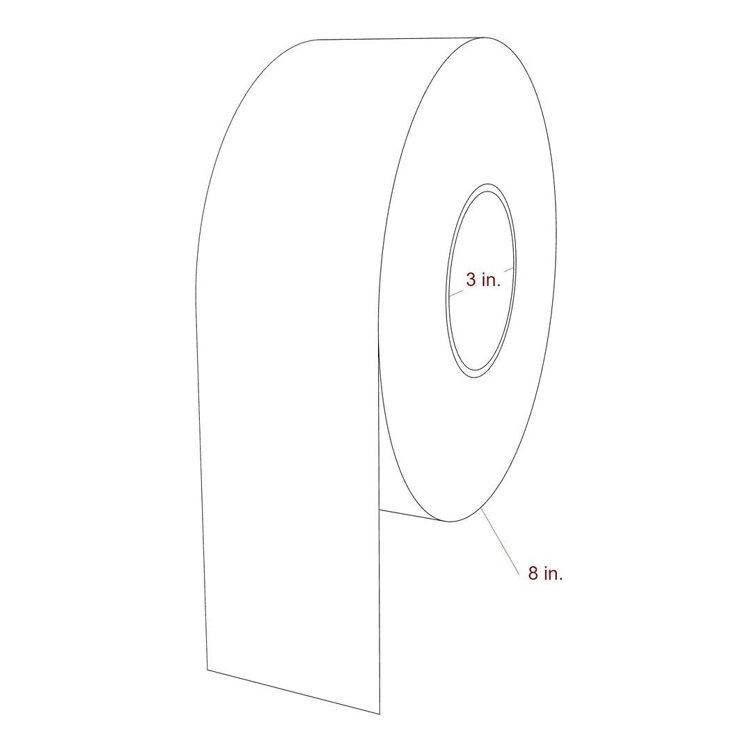 3" Width Continuous Inkjet Label Rolls | Fits Epson ColorWorks & Primera