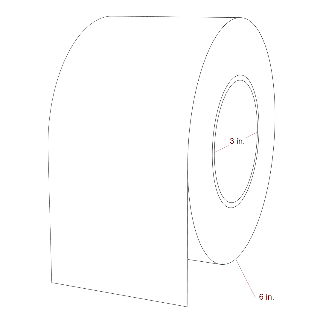 3.5" Width Continuous Inkjet Label Rolls | Fits Epson ColorWorks & Primera