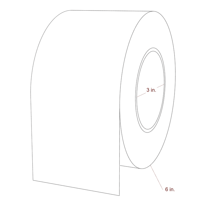 3.5" Width Continuous Inkjet Label Rolls | Fits Epson ColorWorks & Primera