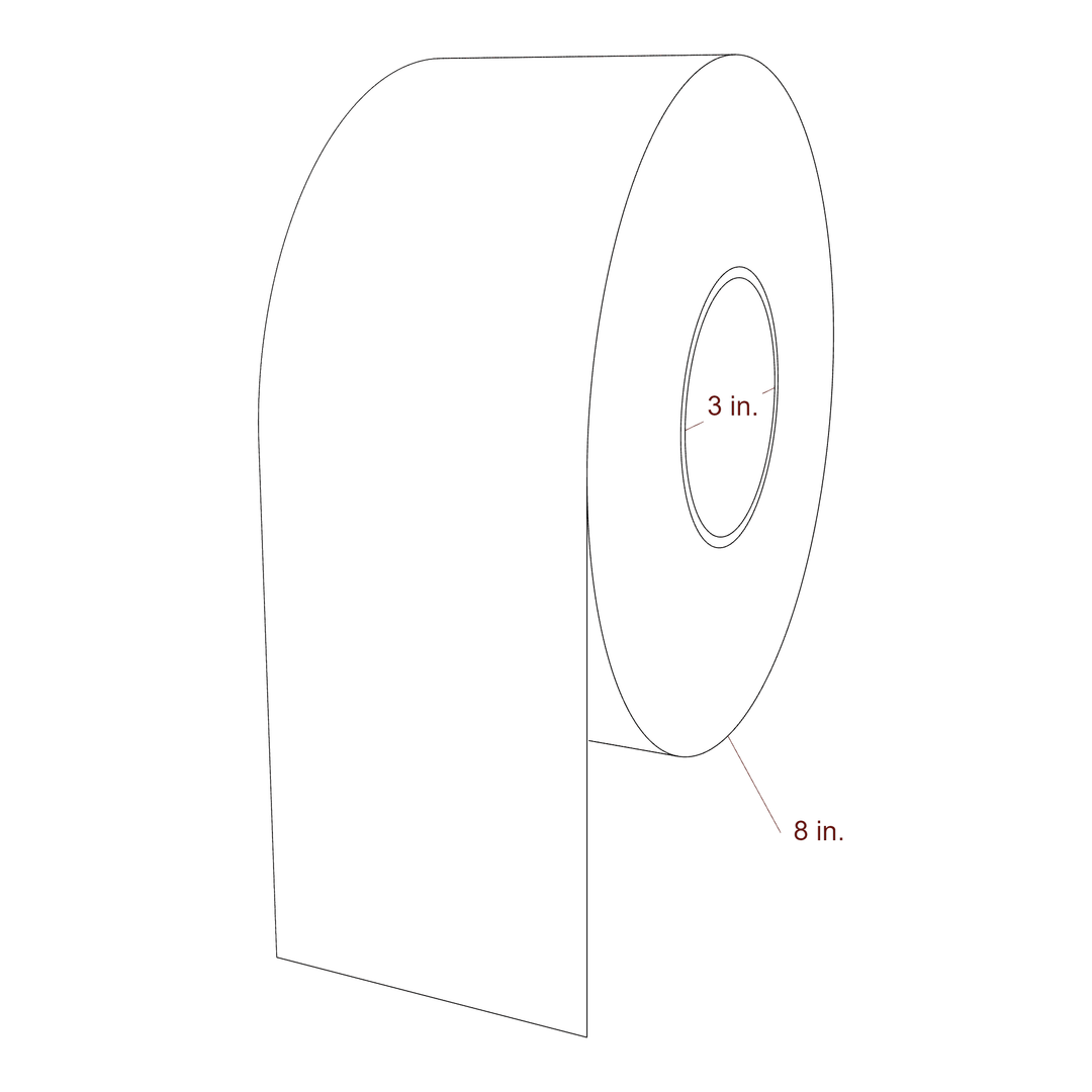 3.75" Width Continuous Inkjet Label Rolls | Fits Epson ColorWorks & Primera