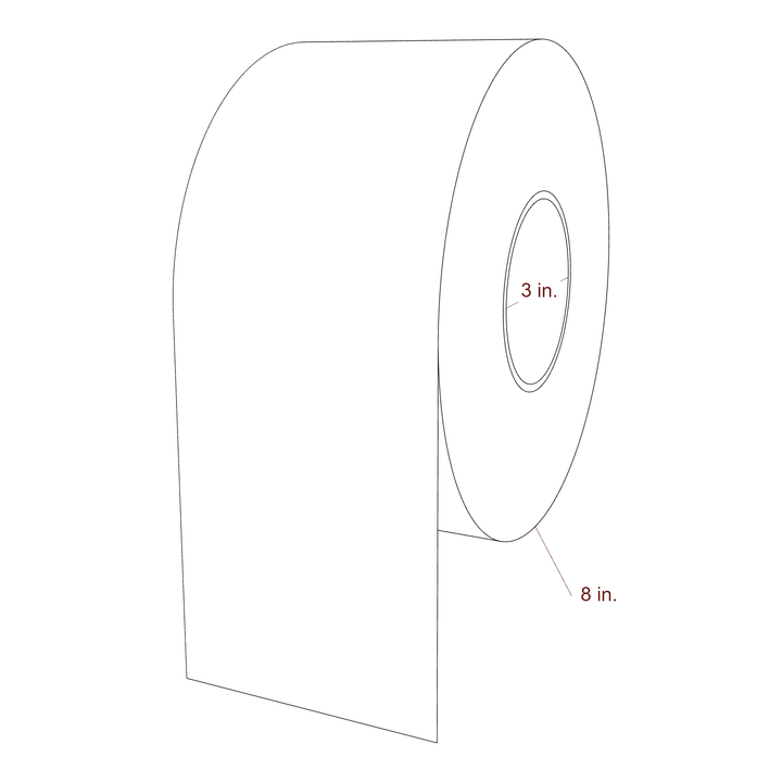 4.25" Width Continuous Inkjet Label Rolls | Fits Epson ColorWorks & Primera