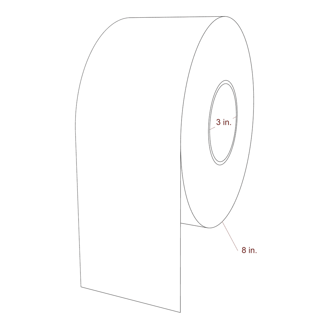 4" Width Continuous Inkjet Label Rolls | Fits Epson ColorWorks & Primera