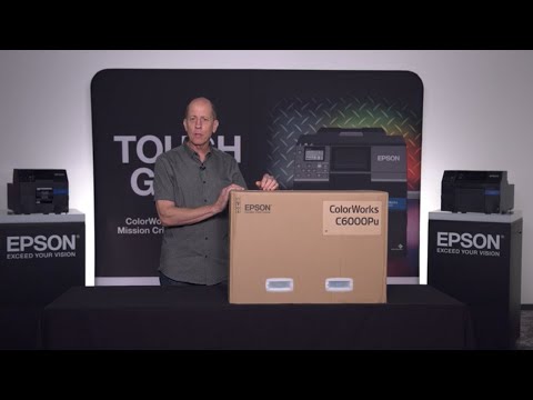 ColorWorks CW-C6000 Desktop Product Label Printer - Unboxing and Setup