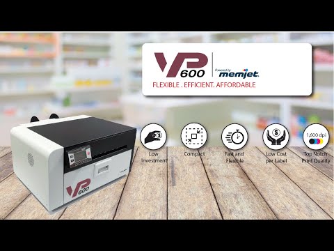VIPColor VP600 Series Commercial Product Label Printer - Overview