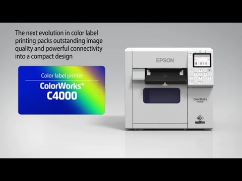 ColorWorks CW-C4000 Desktop Product Label Printer
