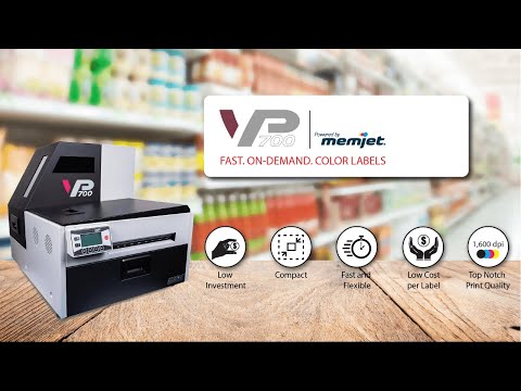 VIPColor VP700 Series Industrial Product Label Printer