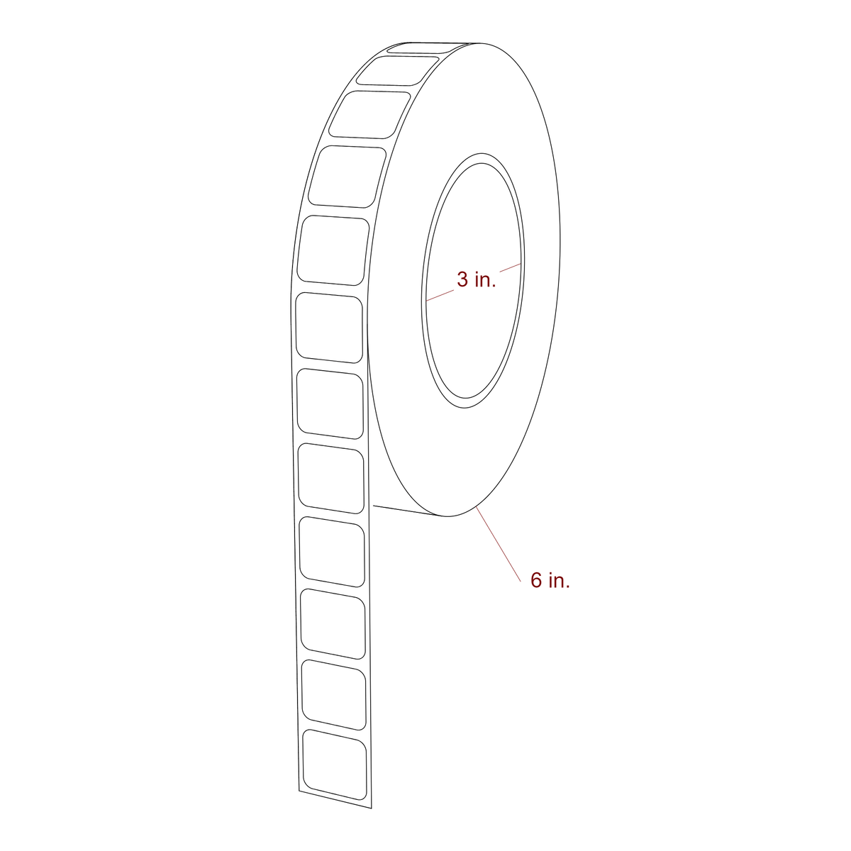 Inkjet Label Rolls - 900+ Sizes & Shapes - Label Roll Company – Label ...