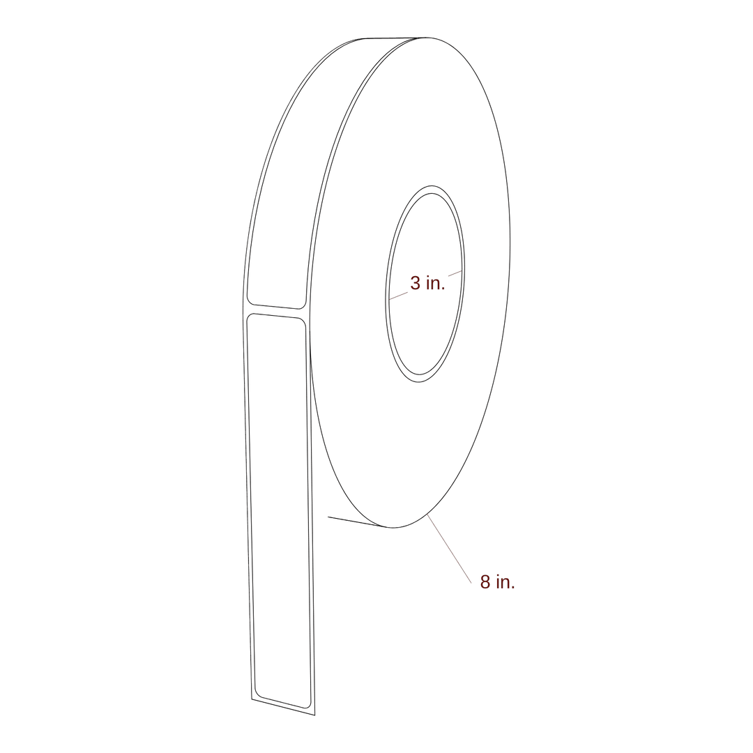 0.938" x 5.75" Inkjet Label Rolls | Fits Primera
