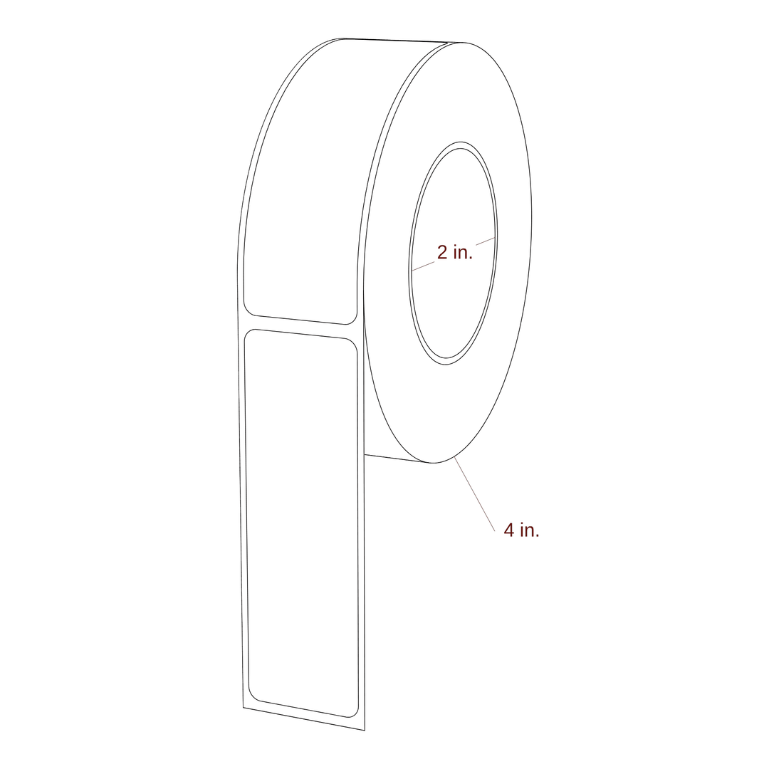 1.125" x 3.5" Inkjet Label Rolls | Fits Epson ColorWorks & Primera