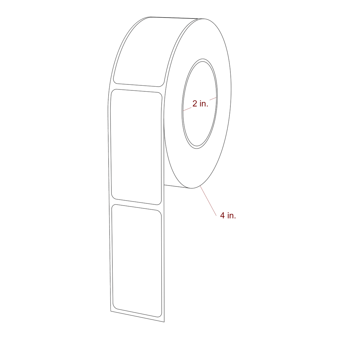 1.25" x 2.5" Inkjet Label Rolls | Fits Epson ColorWorks & Primera