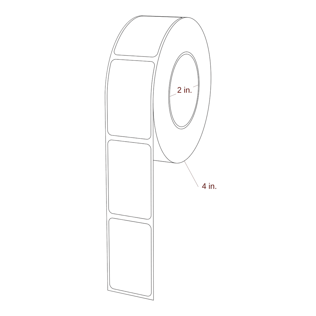1.25" x 2" Inkjet Label Rolls | Fits Epson ColorWorks & Primera