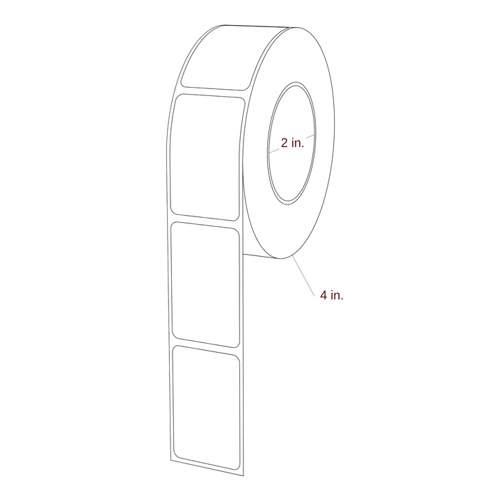 1.25" x 2" Inkjet Label Rolls | Fits Epson ColorWorks & Primera