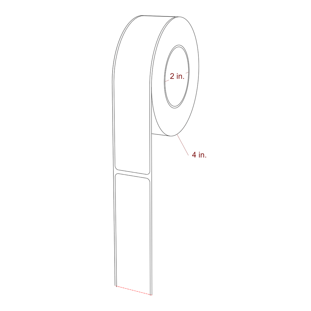 1.25" x 6" Inkjet Label Rolls | Fits Epson ColorWorks & Primera