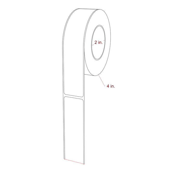 1.25" x 6" Inkjet Label Rolls | Fits Epson ColorWorks & Primera