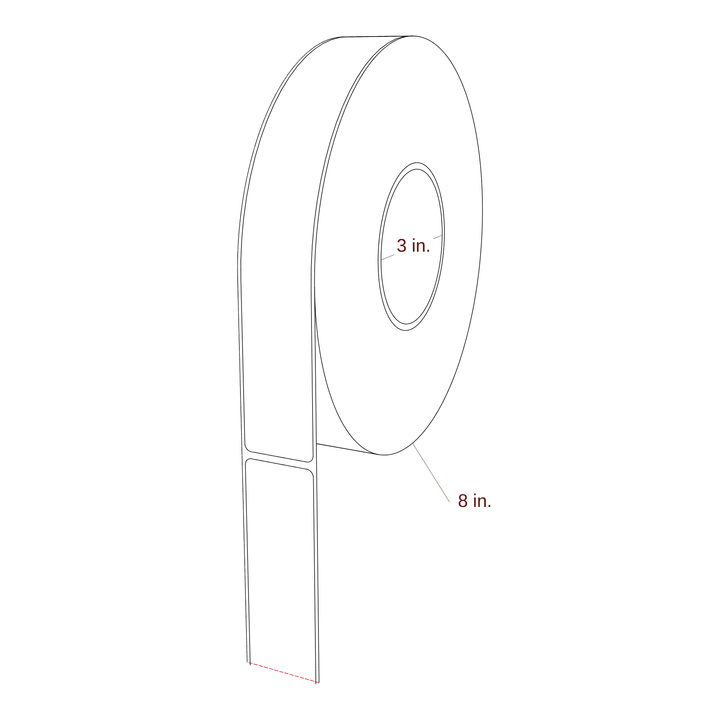 1.313" x 9" Inkjet Label Rolls | Fits Epson ColorWorks & Primera