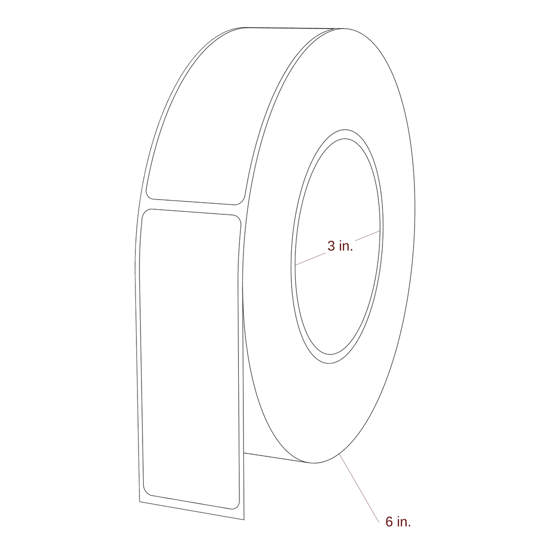 1.375" x 3.6875" Inkjet Label Rolls | Fits Epson ColorWorks & Primera