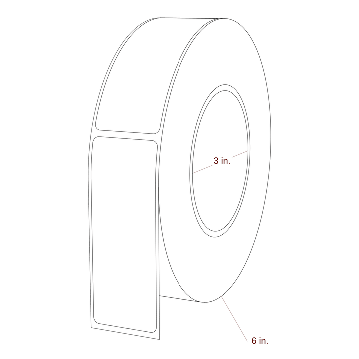 1.375" x 3.6875" Inkjet Label Rolls | Fits Epson ColorWorks & Primera