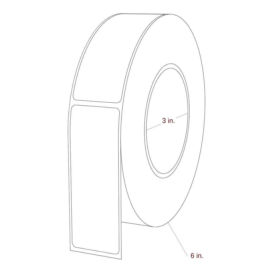 1.375" x 3.75" Inkjet Label Rolls | Fits Epson ColorWorks & Primera