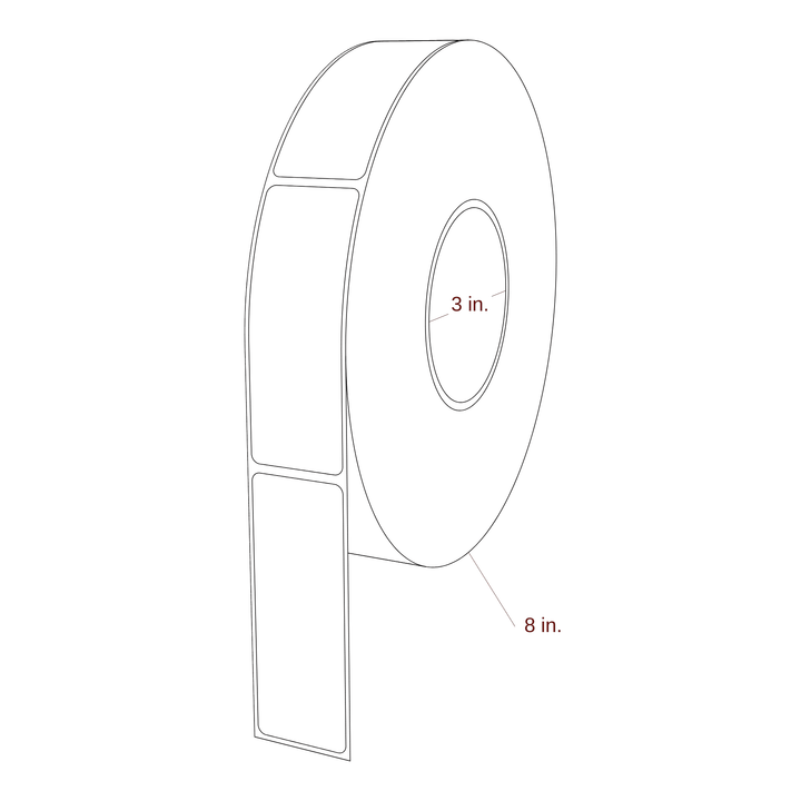 1.375" x 3.75" Inkjet Label Rolls | Fits Epson ColorWorks & Primera