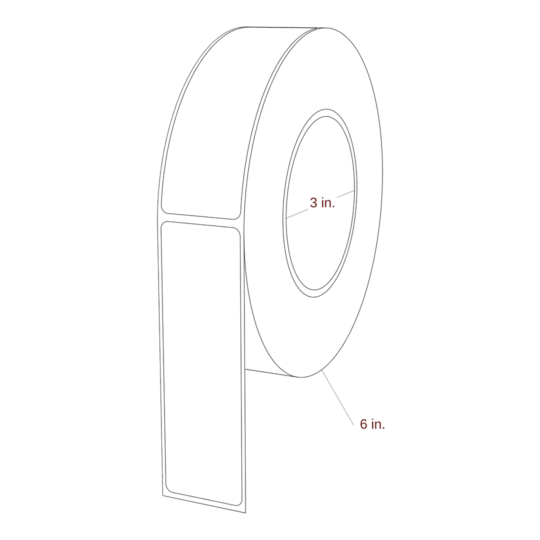 1.375" x 4.4375" Inkjet Label Rolls | Fits Epson ColorWorks & Primera