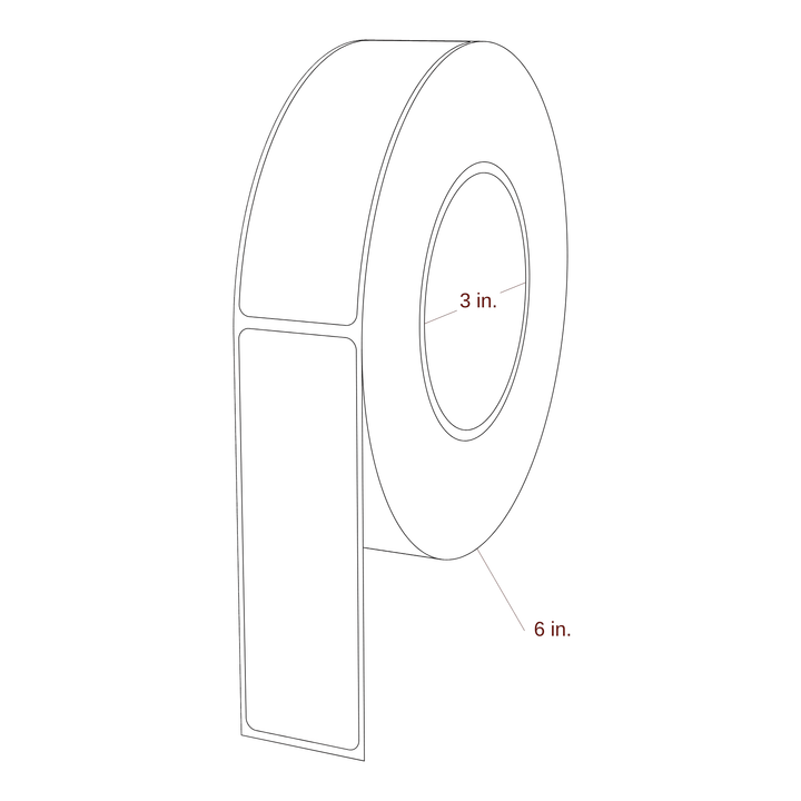 1.375" x 4.4375" Inkjet Label Rolls | Fits Epson ColorWorks & Primera