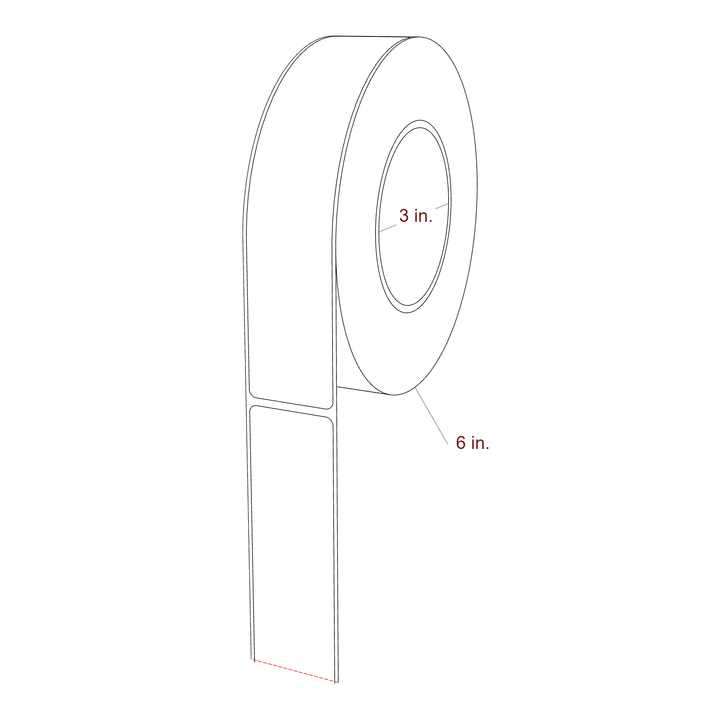 1.45" x 7.125" Inkjet Label Rolls | Fits Epson ColorWorks & Primera