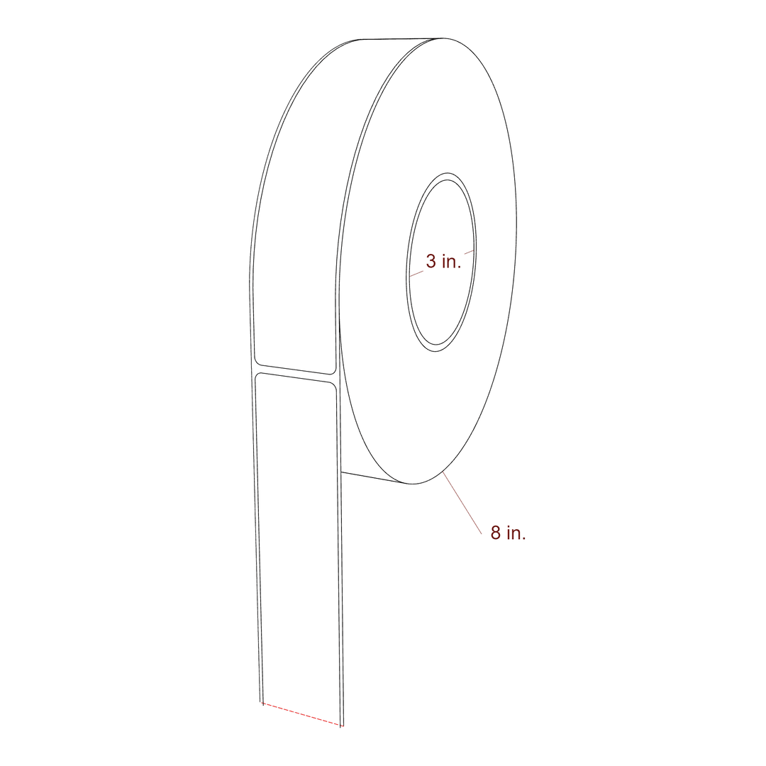 1.45" x 7.125" Inkjet Label Rolls | Fits Epson ColorWorks & Primera