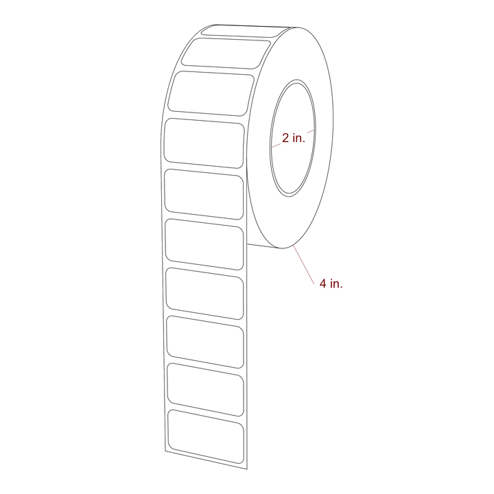 1.5" x 0.75" Inkjet Label Rolls | Fits Epson ColorWorks & Primera