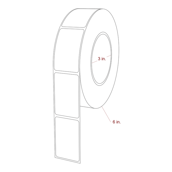 1.5" x 2.4" Inkjet Label Rolls | Fits Epson ColorWorks & Primera