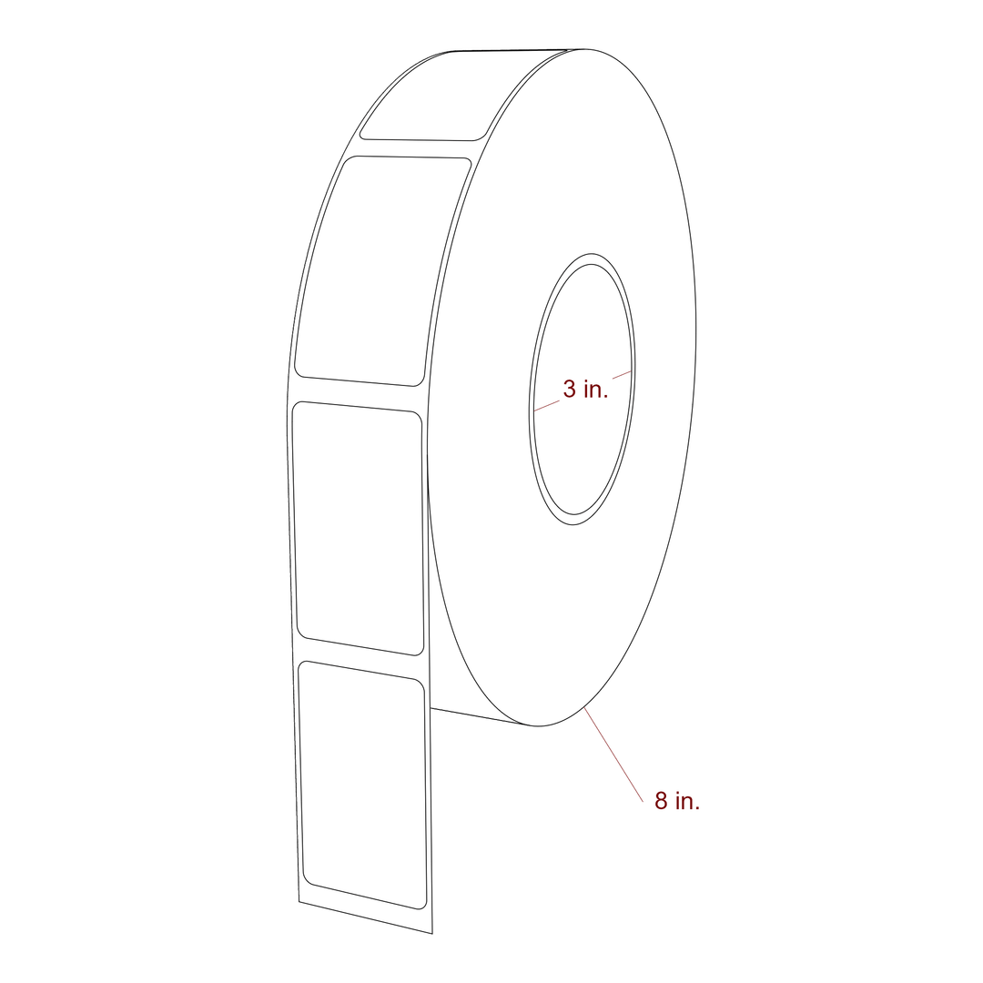 1.5" x 2.5" Inkjet Label Rolls | Fits Epson ColorWorks & Primera