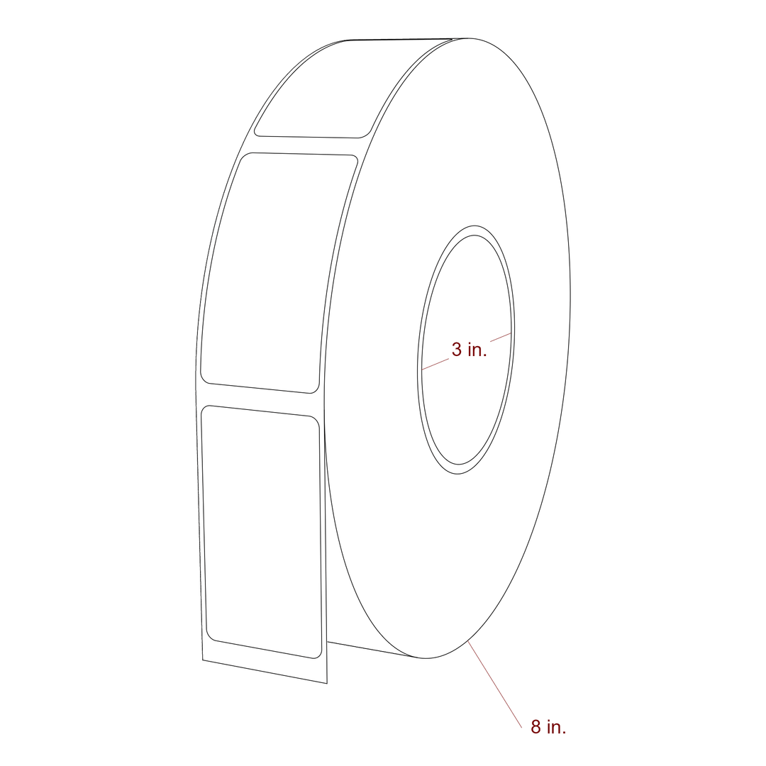 1.5" x 2.75" Inkjet Label Rolls | Fits Epson ColorWorks & Primera