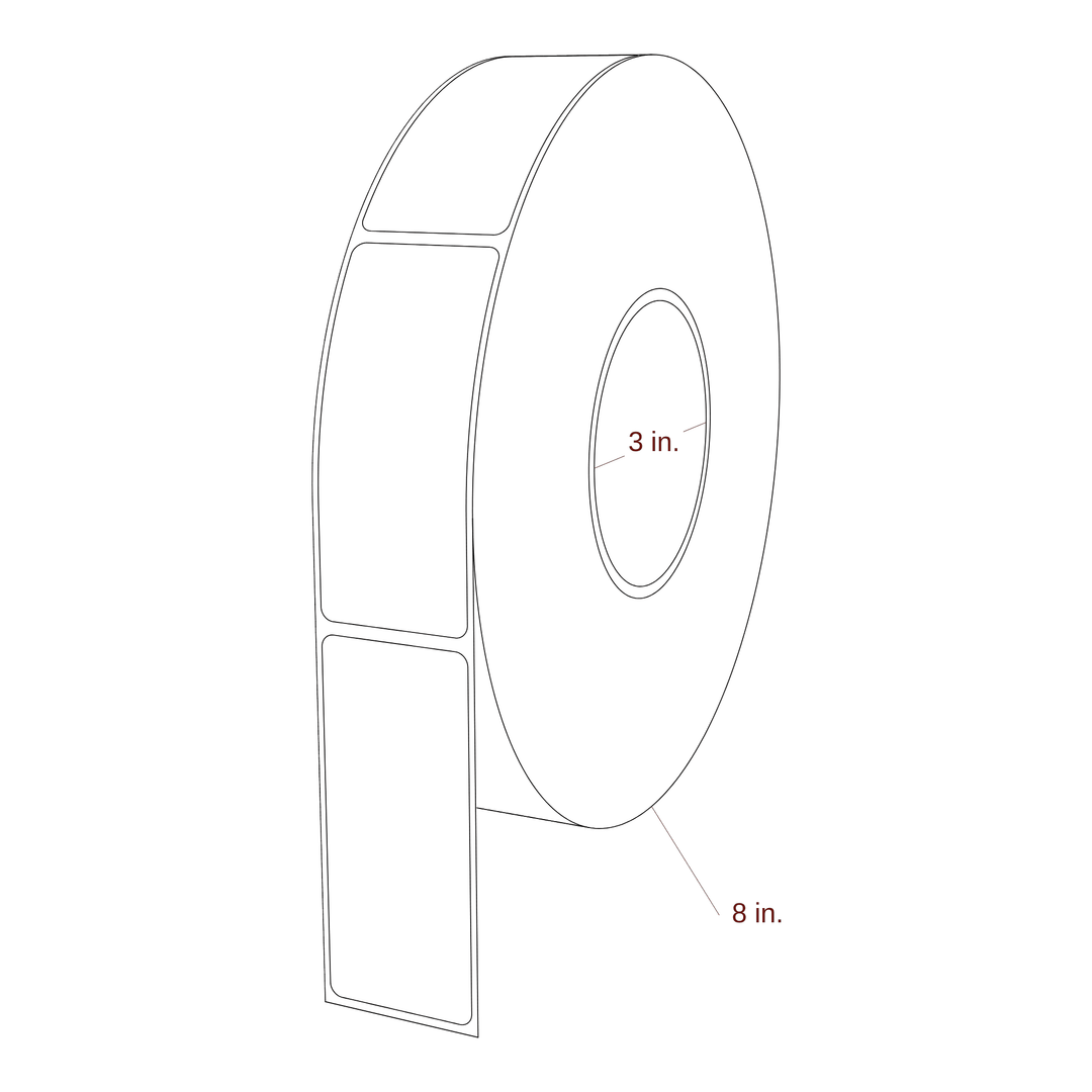 1.5" x 3.5" Inkjet Label Rolls | Fits Epson ColorWorks & Primera