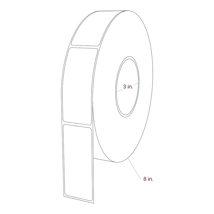 1.5" x 3.5" Inkjet Label Rolls | Fits Epson ColorWorks & Primera
