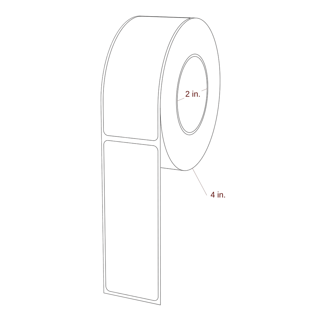 1.5" x 4" Inkjet Label Rolls | Fits Epson ColorWorks & Primera