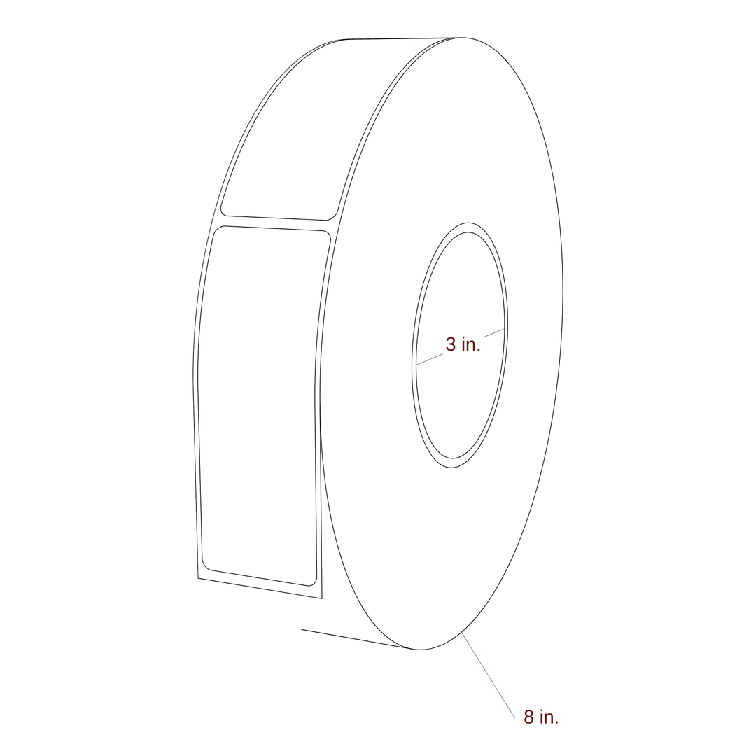 1.5" x 4" Inkjet Label Rolls | Fits Epson ColorWorks & Primera