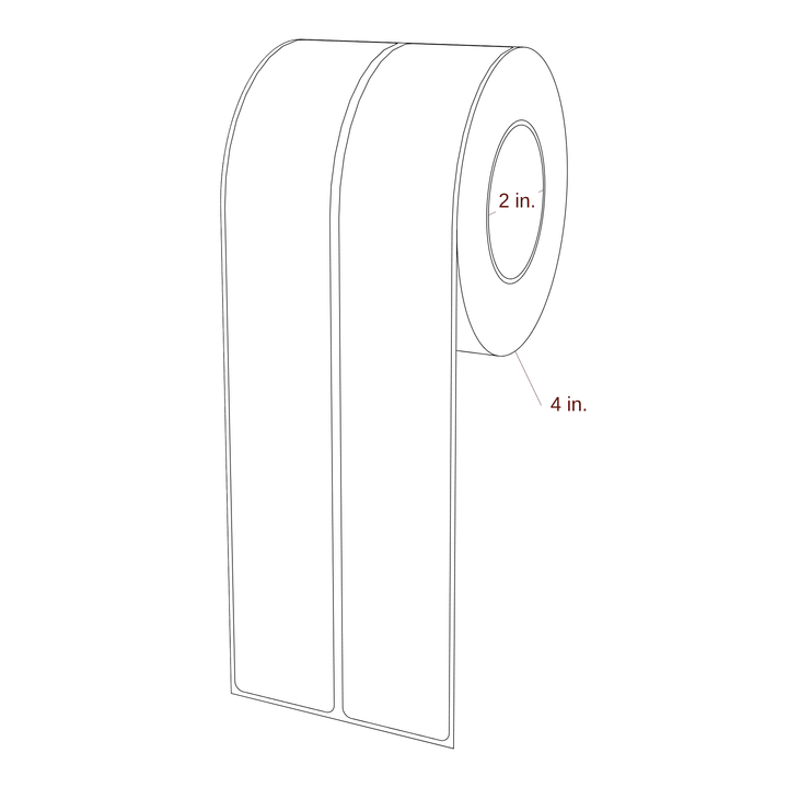 1.5" x 9.75" Inkjet Label Rolls | 2-Up | Fits Epson ColorWorks & Primera