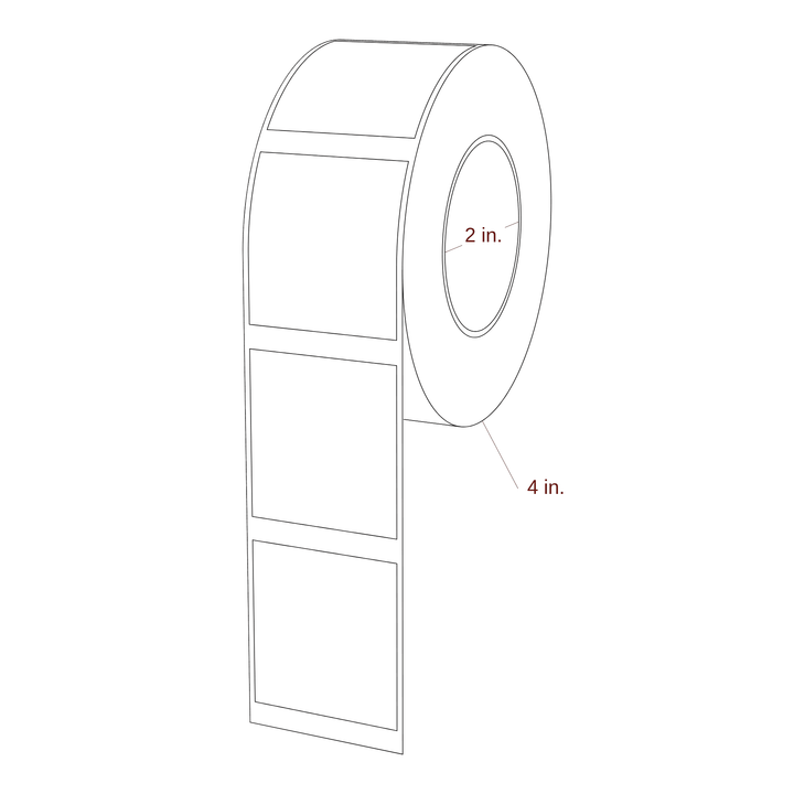 1.625" x 1.75" Inkjet Label Rolls | Fits Epson ColorWorks & Primera