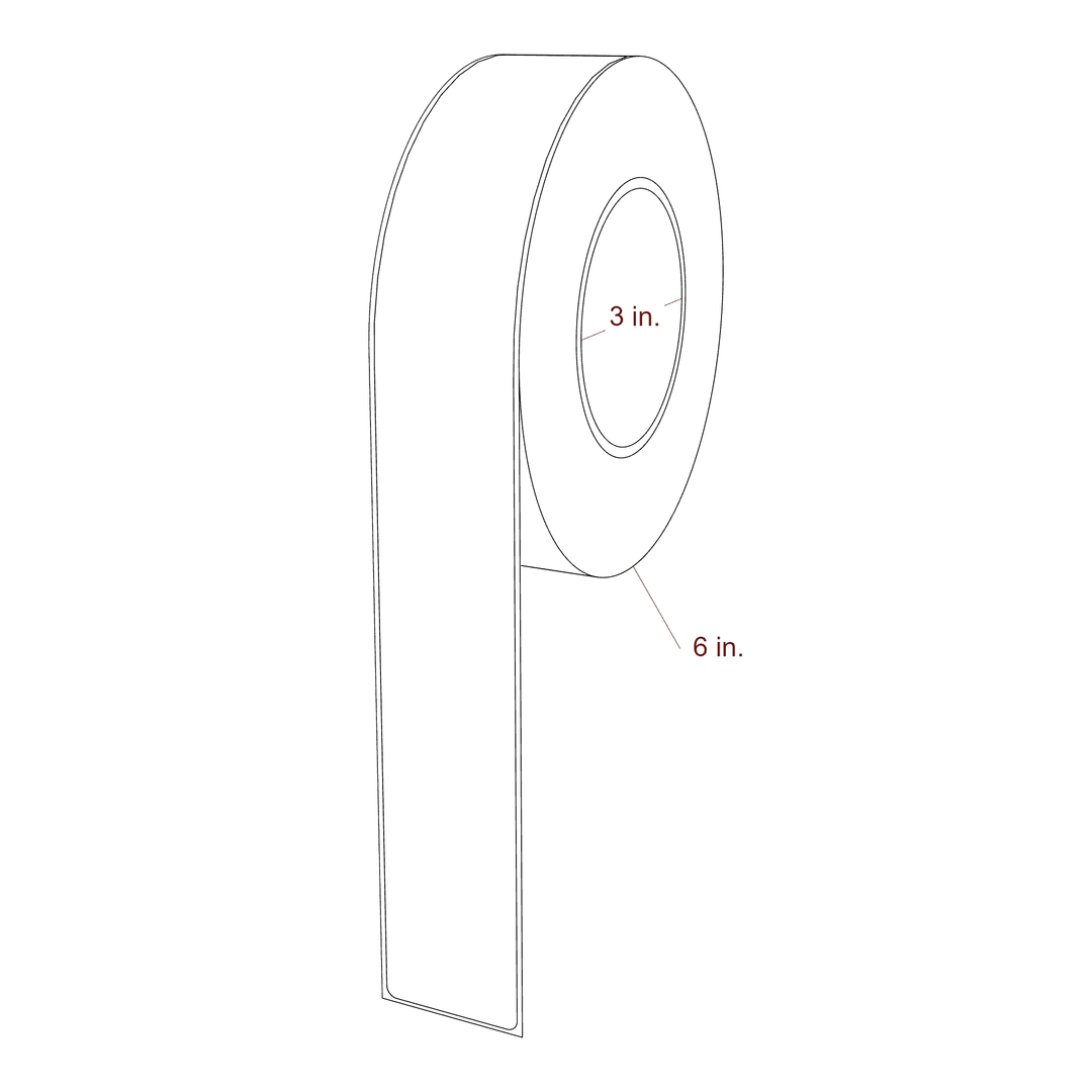 1.625" x 12" Inkjet Label Rolls | Fits Epson ColorWorks & Primera