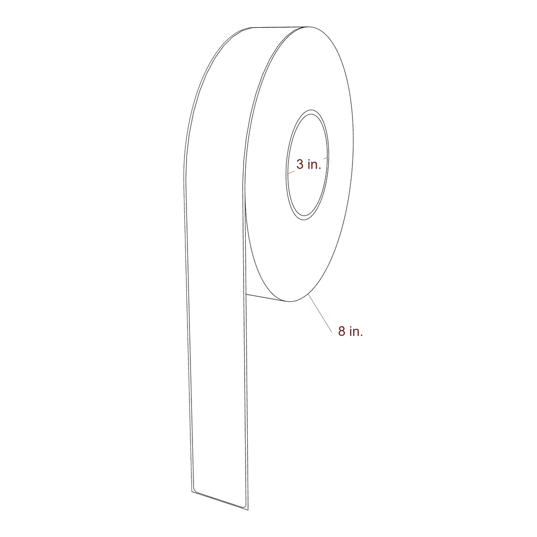 1.625" x 14.625" Inkjet Label Rolls | Fits Epson ColorWorks & Primera